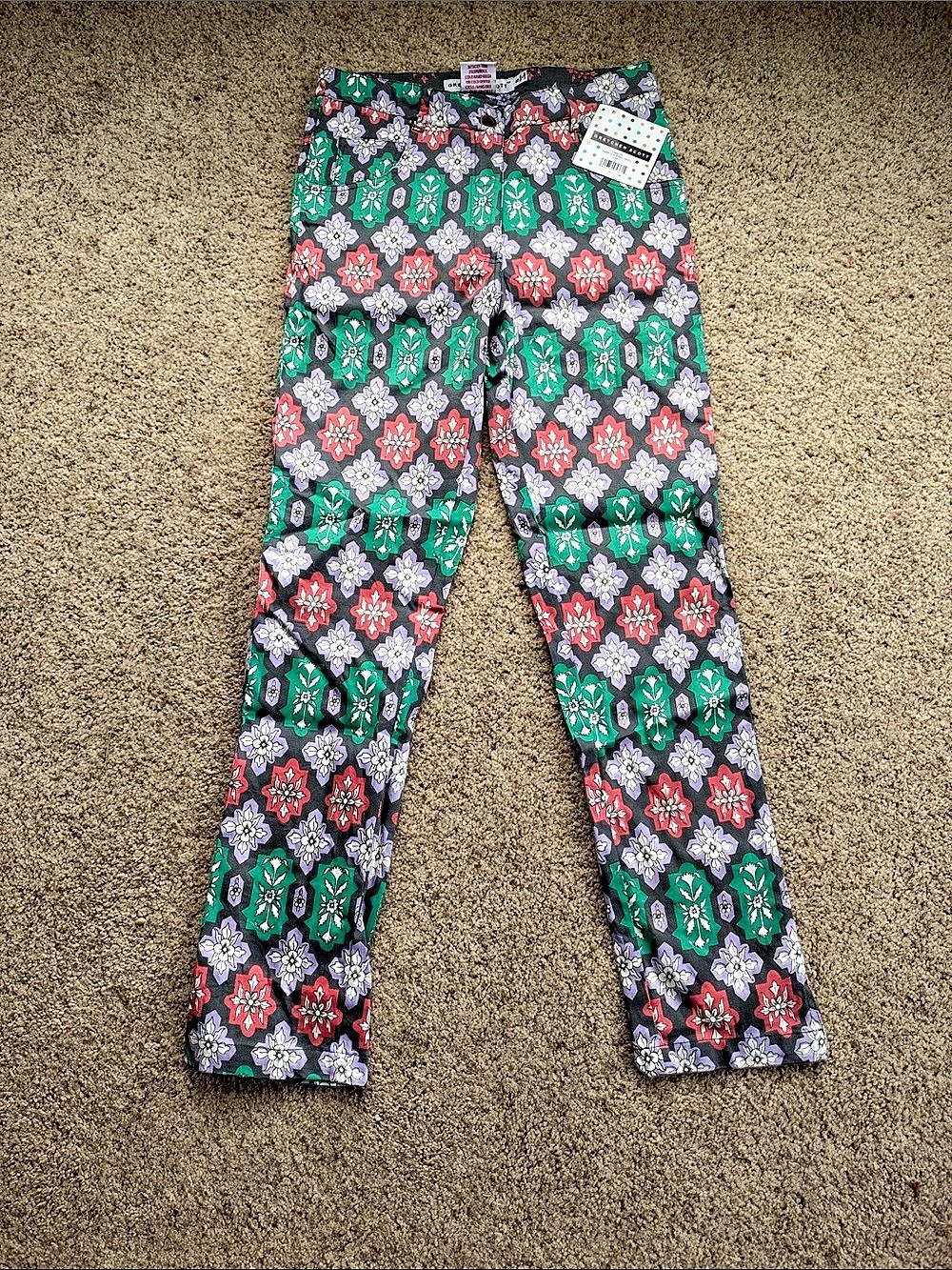 Gretchen Scott Gripe Less Straight Leg Pants Size Small NWT